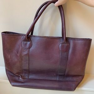 Clava American leather brown bag